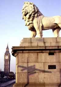 Coade Lion Westminster