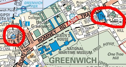 Greenwich route start