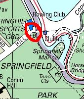 Map of Spring Hill marina